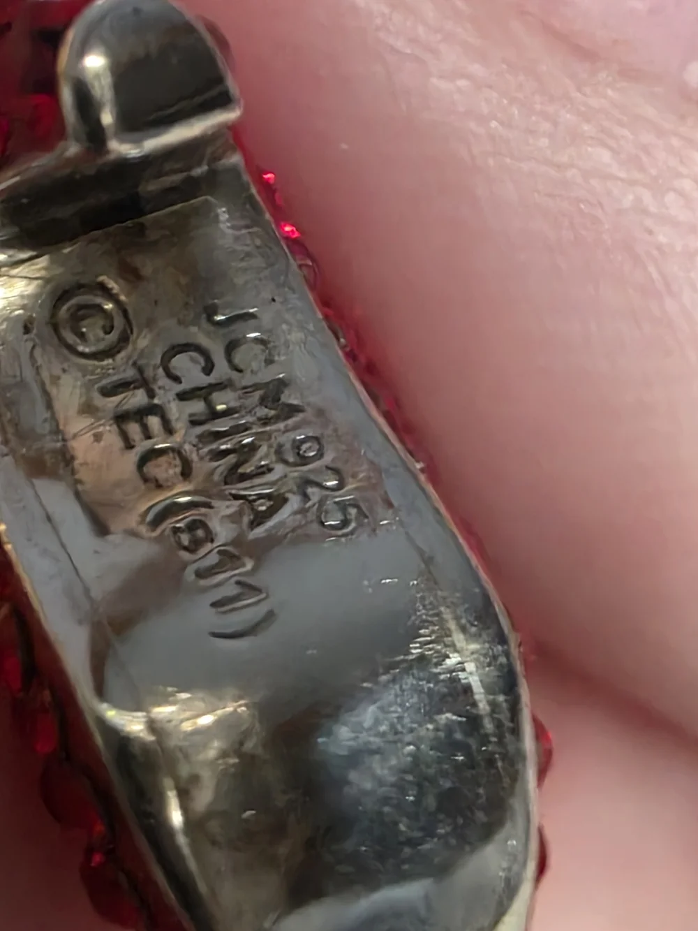 JCM Wizard Of OZ RUBY Slippers With 925 Sterling Silver 20